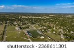 Aerial view of Cisco, Texas.