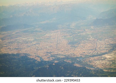 Aerial View Of The City Of Calgary In Canada