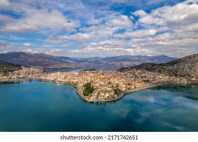 Aerial view of the city of Kastoria and Lake Orestiada in north Greece. - Powered by Shutterstock