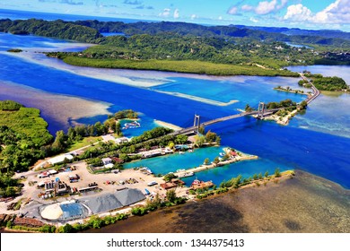 Aerial View Of The City Of Koror (Palau, Micronesia)