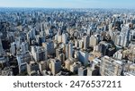 Aerial view from the city of São Paulo, SP, Brazil