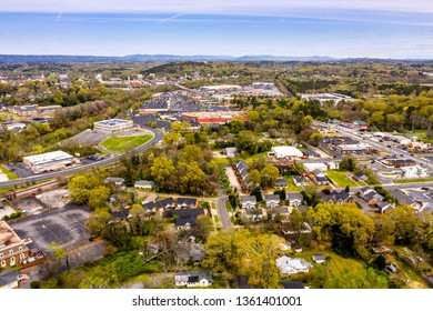 Aerial View Of City Of Rome Georgia