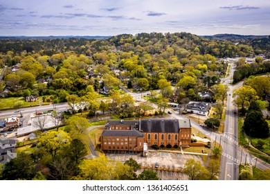 Aerial View Of City Of Rome Georgia