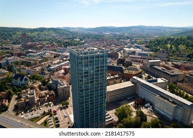 Aerial View City Winterthur Sulzer Wintower Stock Photo 2181417575 ...