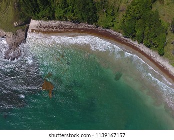 Aerial View Of Coast At Saint Lucia Island, Caribbean Sea