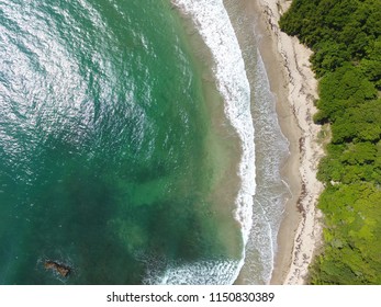 Aerial View Of Coast At Saint Lucia Island, Caribbean Sea