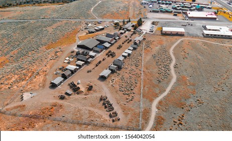 Aerial View Of Cody, Wyoming.