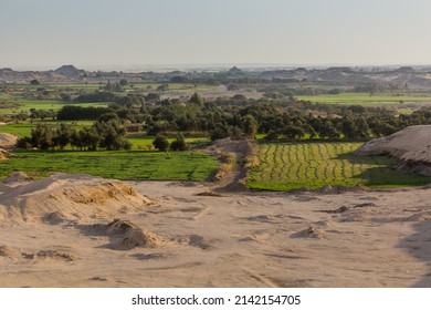 Aerial View Of Dakhla Oasis, Egypt