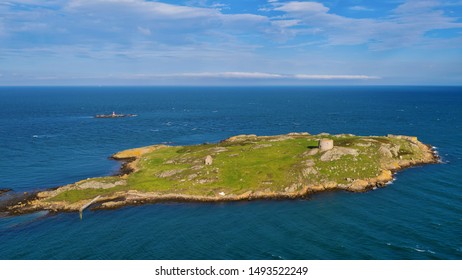 Aerial View Dalkey Island Island Currently Stock Photo 1493522249 ...