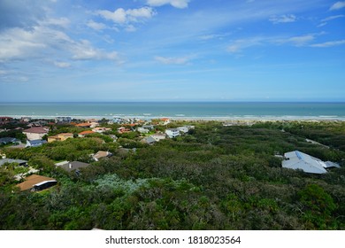 Aerial View Of Daytona Beach And Halifax River