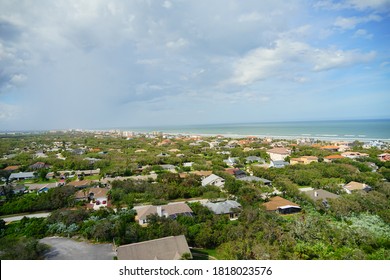 Aerial View Of Daytona Beach And Halifax River