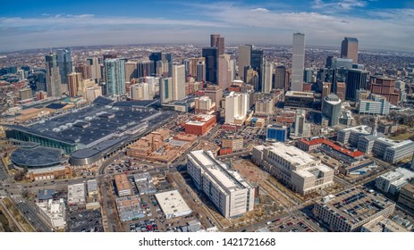 Aerial View Denver Capital Colorado Major Stock Photo (Edit Now) 1421721668