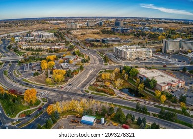 Aerial View of the Denver Suburb of Broomsfield, Colorado - Powered by Shutterstock