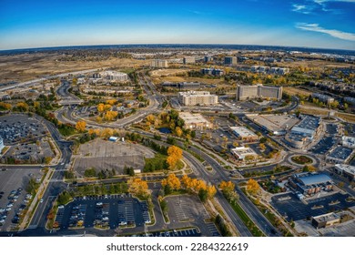 Aerial View of the Denver Suburb of Broomsfield, Colorado - Powered by Shutterstock