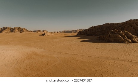 Aerial view of the desert - Powered by Shutterstock