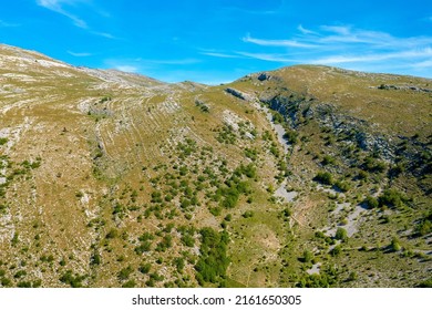 Aerial View Of The Dinara Mountain In Croatia