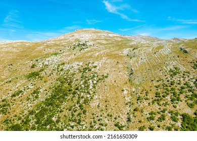 Aerial View Of The Dinara Mountain In Croatia