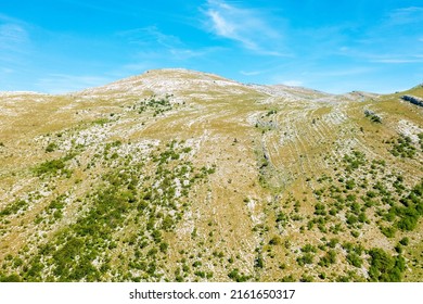 Aerial View Of The Dinara Mountain In Croatia