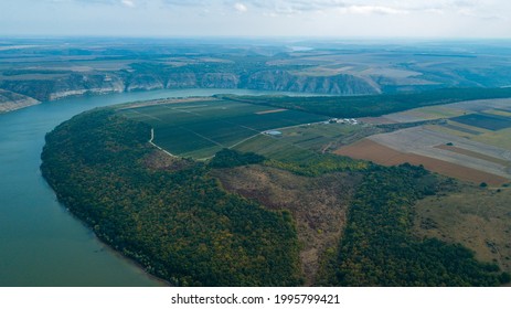 Aerial View Dniester River Stock Photo 1995799421 Shutterstock   Aerial View Dniester River 260nw 1995799421 