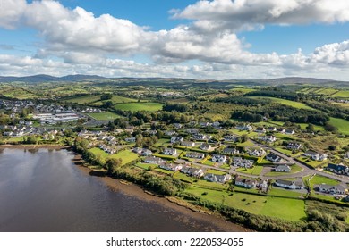 Aerial view of Donegal Town, County Donegal, Ireland