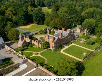 Aerial View Of Dorfold Estate Cheshire England UK