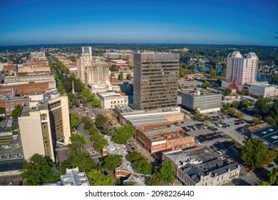 Aerial View Of Downtown Augusta, Georgia