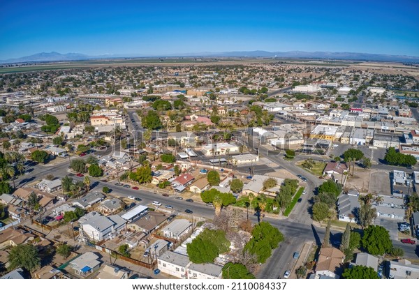 Aerial View Downtown Brawley California Imperial Stock Photo 2110084337 ...