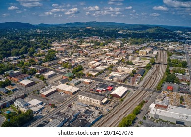 Aerial View Downtown Dalton Georgia During Stock Photo 2071417076 ...