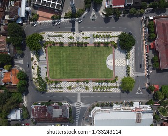 Aerial View Downtown Pati Regency Pati Stock Photo 1733243114 ...