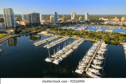 Aerial View Of Downtown St. Petersburg, Florida