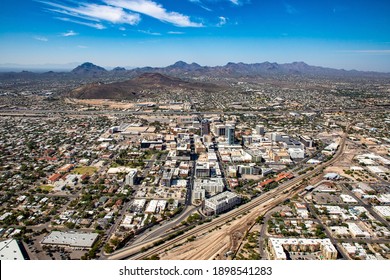 Aerial View Downtown Tucson Arizona Looking Stock Photo 1898541283 ...