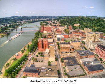 Aerial View Downtown Wheeling West Virginia Stock Photo 1387618202 ...