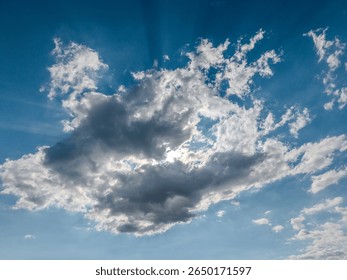 Aerial View of Dramatic Clouds in the Blue Sky – Drone Photography Collection