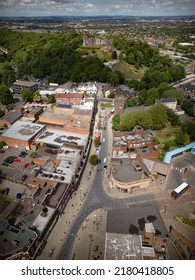 Aerial View Of Dudley UK Town Centre