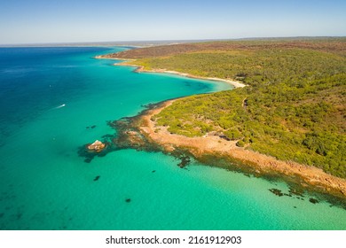 Aerial View Of Eagle Bay Coastline