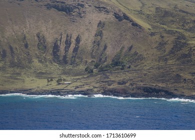 Aerial View Of Easter Island, Polynesia, Chile