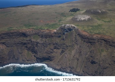 Aerial View Of Easter Island, Polynesia, Chile