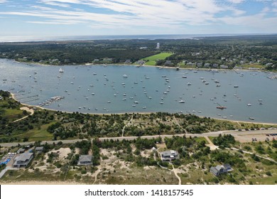 Aerial View Of Edgartown Martha's Vineyard