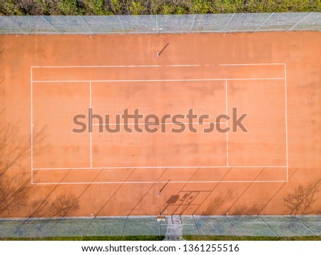 Similar – Image, Stock Photo Abandoned tennis court in the countryside