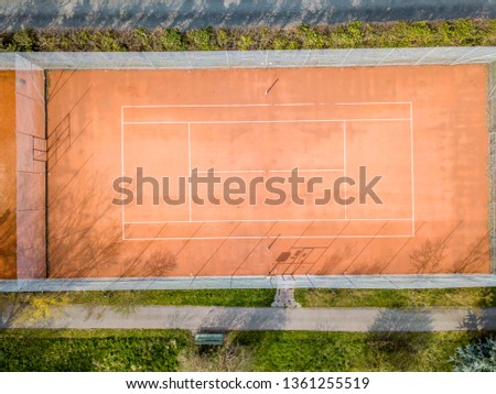 Similar – Image, Stock Photo Abandoned tennis court in the countryside