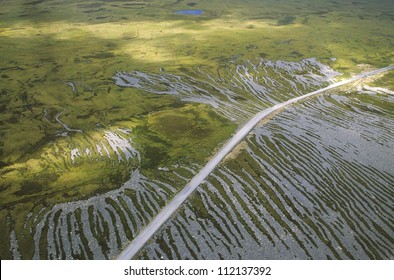 Aerial View Of Falkland Islands