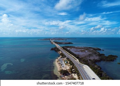 Aerial View Famous Bridges Islands Way Stock Photo 1547407718 ...