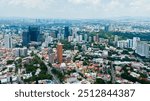 Aerial View of the Financial District in Guadalajara, Jalisco. Mexico