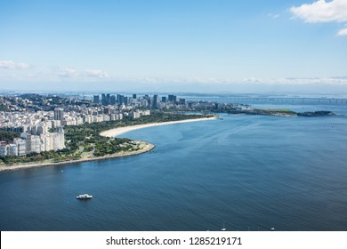 Aerial View Of The Flamengo Park 