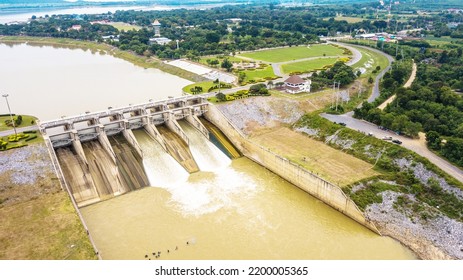 An Aerial View Of  Floodgate .