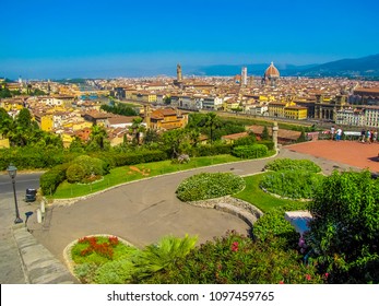 Aerial View Of Florence, Italy 