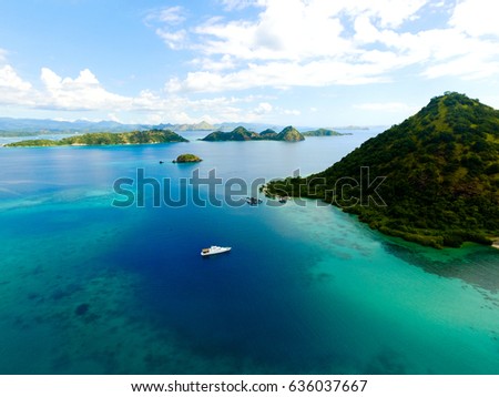 Aerial view from Flores Island, Indonesia
labuan Bajo