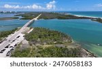 Aerial view of Florida southwest coast - near Bonita Beach, Lover