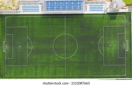 Aerial View Football Pitch City Stock Photo 2152087663 | Shutterstock