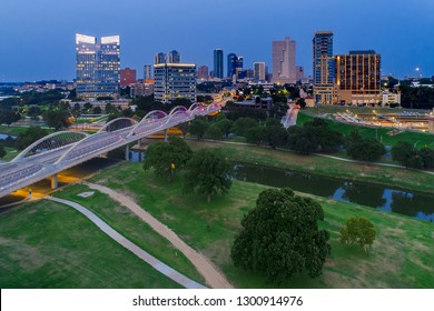 Aerial View Fort Worth, Tx - Shutterstock ID 1300914976